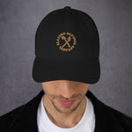 Load image into Gallery viewer, Snapback Baseball Hat Embroidered brown letters
