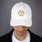 Load image into Gallery viewer, Snapback Baseball Hat Embroidered brown letters
