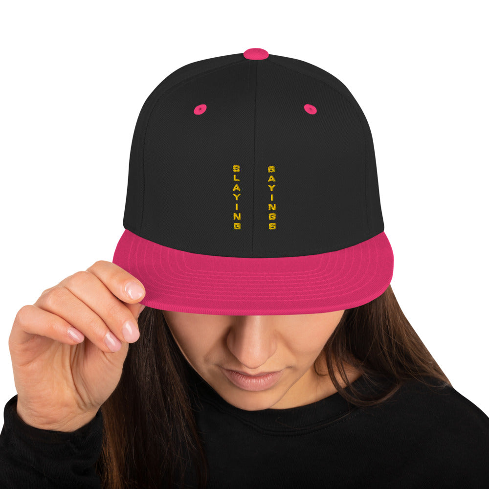 Snapback Baseball Hat Embroidered