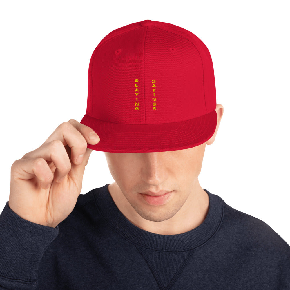 Snapback Baseball Hat Embroidered