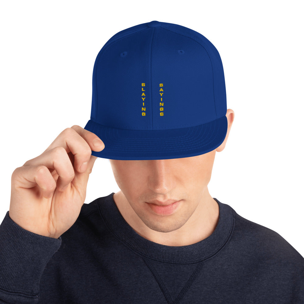 Snapback Baseball Hat Embroidered