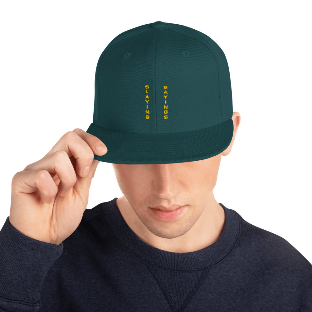 Snapback Baseball Hat Embroidered