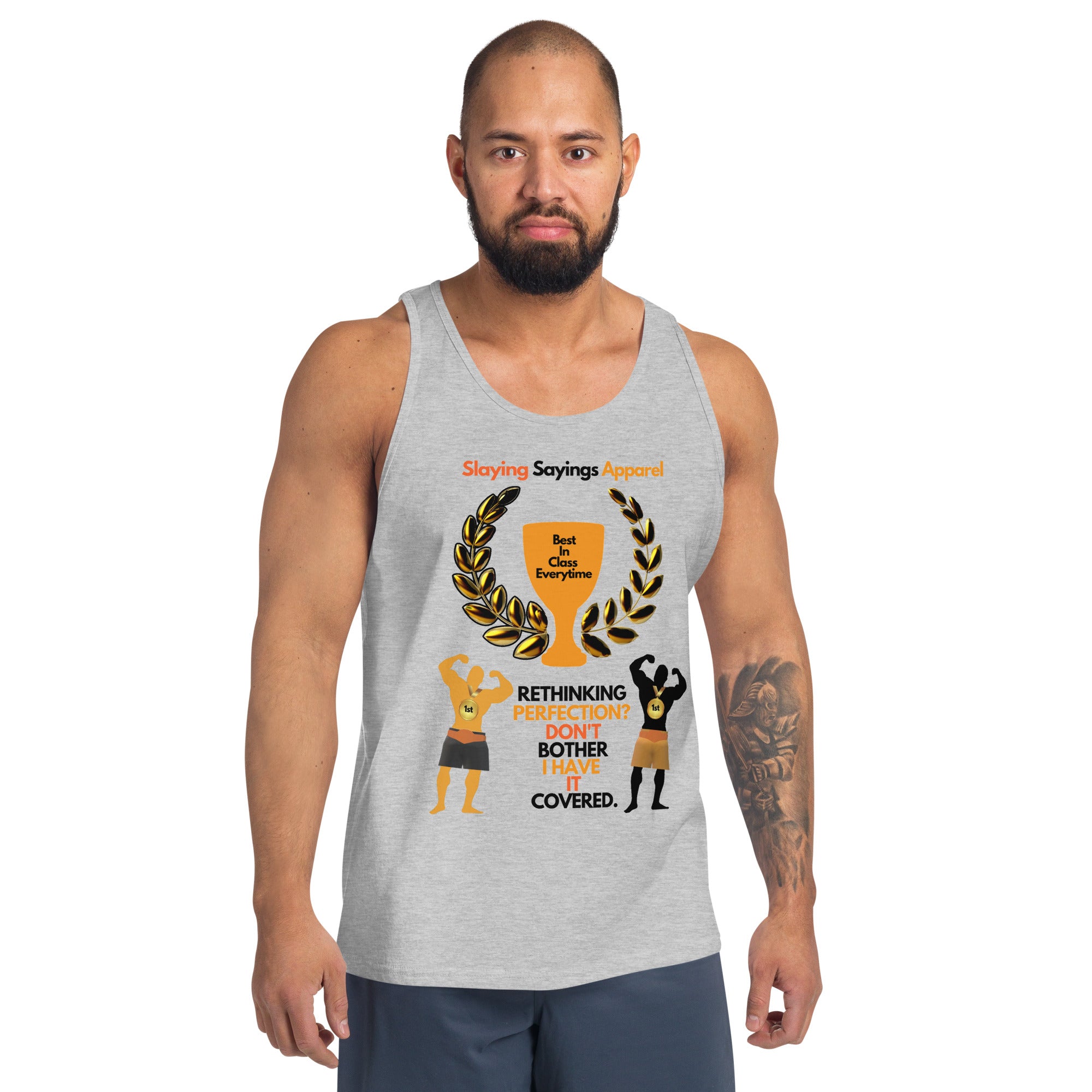 Unisex Tank Top Rethinking Perfection