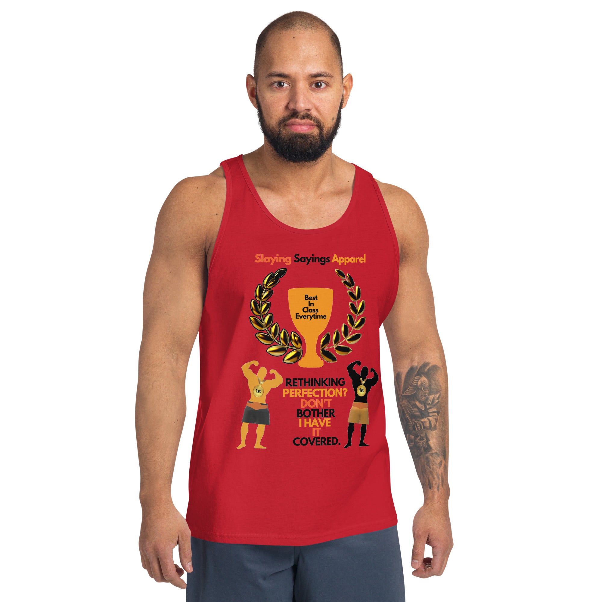 Unisex Tank Top Rethinking Perfection