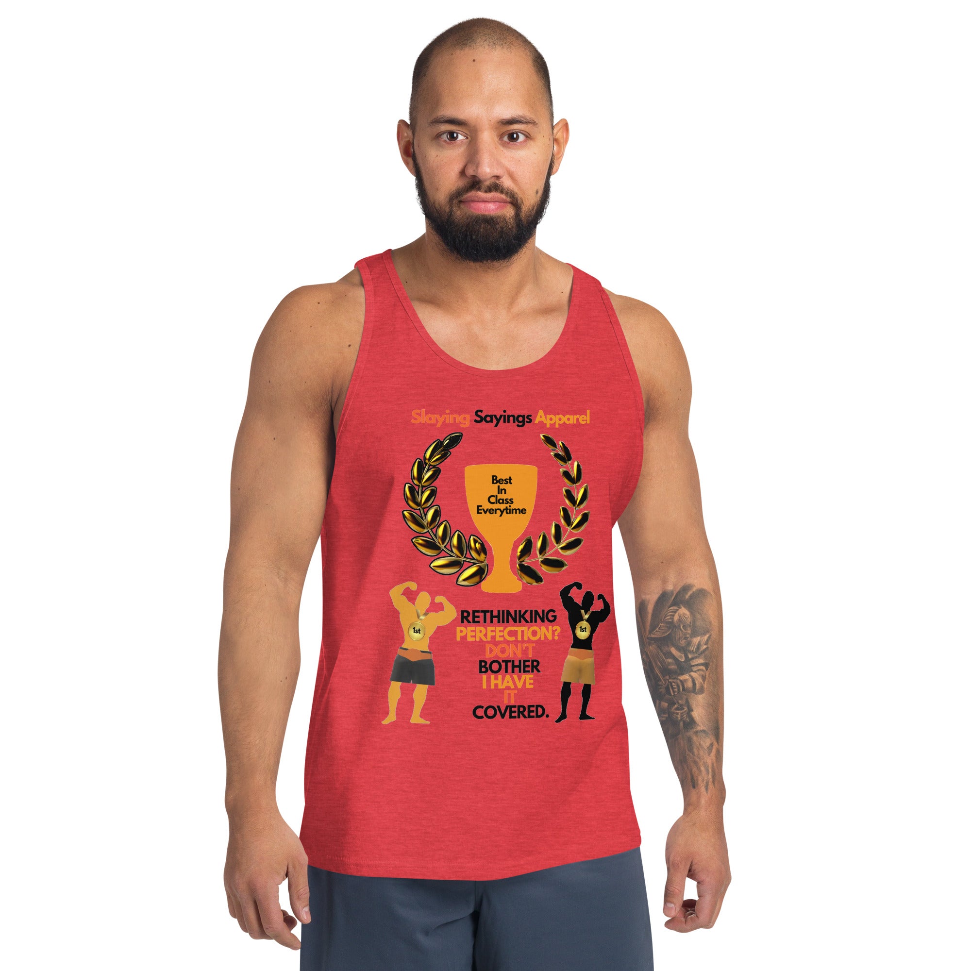 Unisex Tank Top Rethinking Perfection