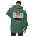 Load image into Gallery viewer, Unisex fleece zip up hoodie Watch The News
