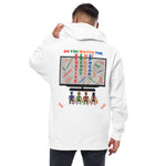 Load image into Gallery viewer, Unisex fleece zip up hoodie Watch The News
