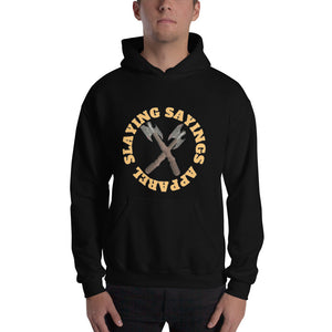 Unisex Hoodie Slaying Sayings Front Logo