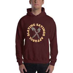 Unisex Hoodie Slaying Sayings Front Logo