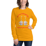 Load image into Gallery viewer, Unisex Long Sleeve T-shirt Taking A Sip
