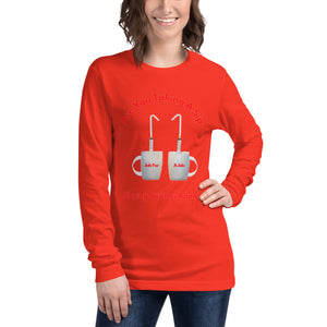 Unisex Long Sleeve T-shirt Taking A Sip