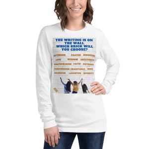 Unisex Long Sleeve T-Shirt Writing on the Wall