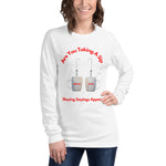 Load image into Gallery viewer, Unisex Long Sleeve T-shirt Taking A Sip
