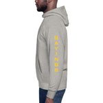 Load image into Gallery viewer, Unisex Hoodie Slaying Saying Logo on Sleeves
