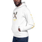 Load image into Gallery viewer, Unisex Hoodie Slaying Saying Logo on Sleeves
