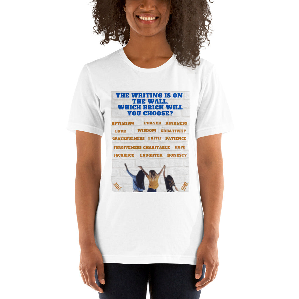 Short-Sleeve Writing on the Wall Unisex T-Shirt